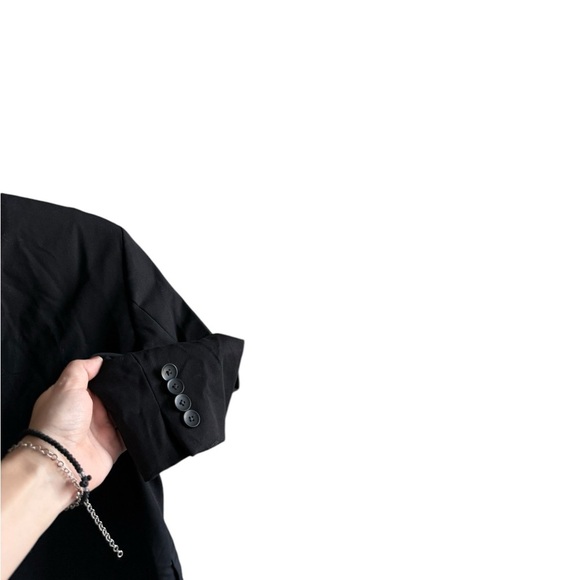 ZARA Black Two Buttons Closure Blazer Size Small - Picture 16 of 16